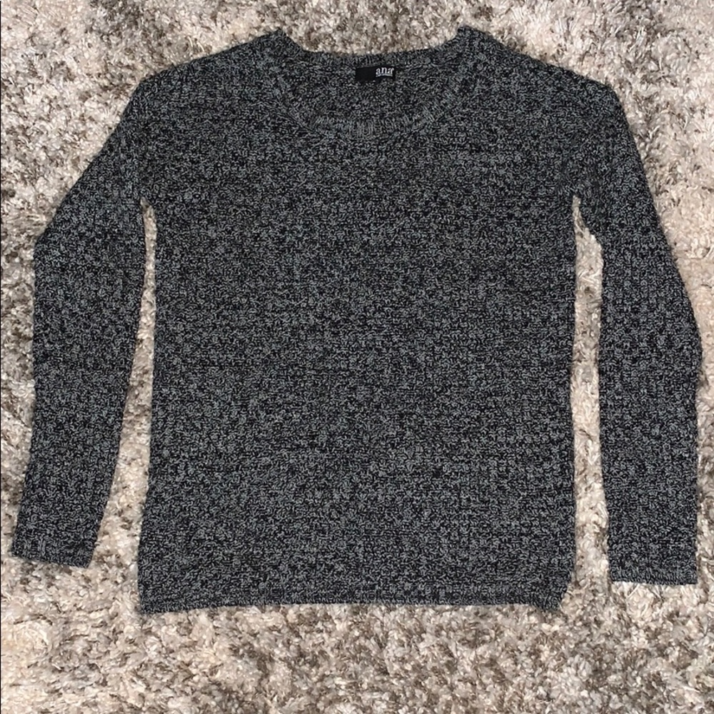 NWOT black & grey A.N.A. Sweater
